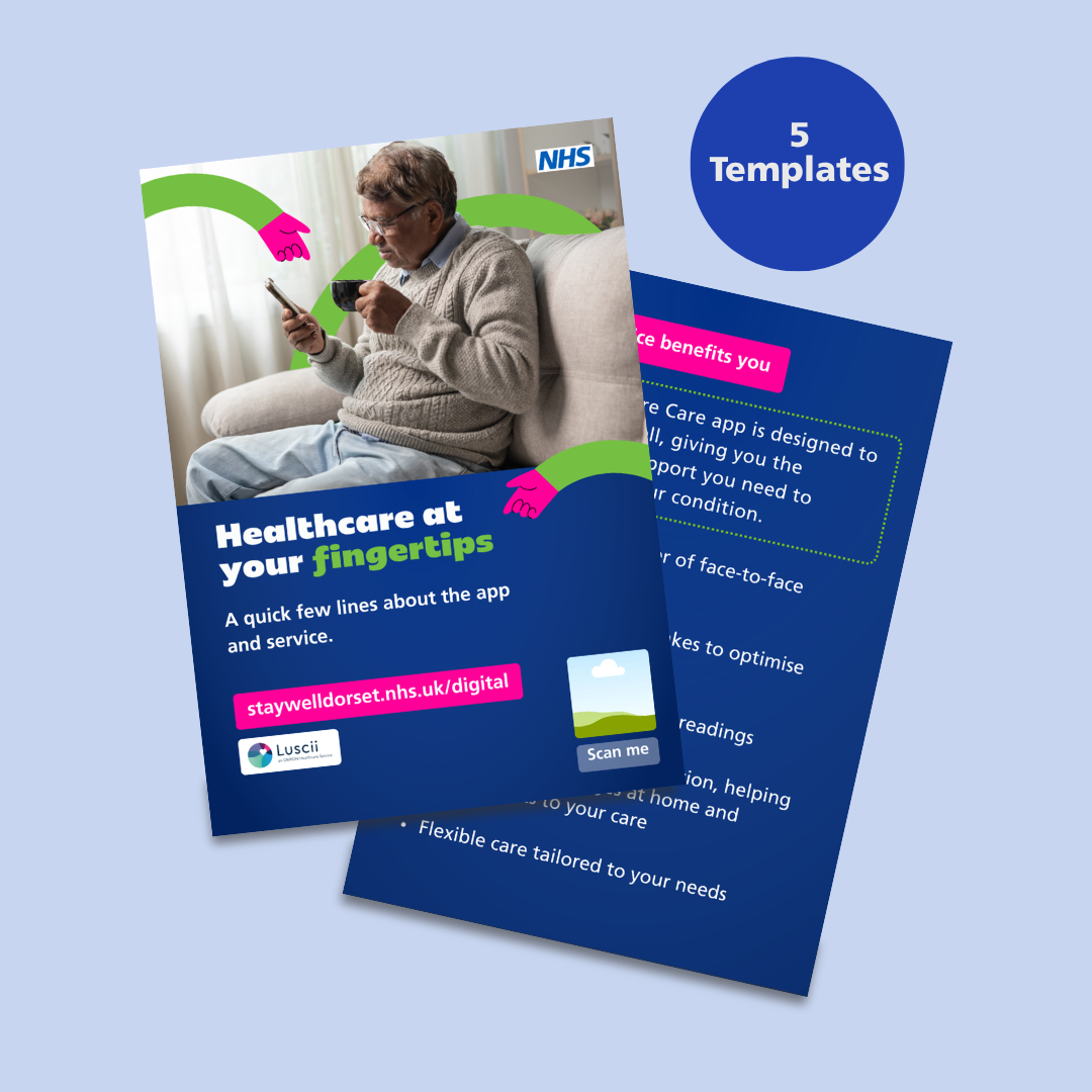 A6 leaflet template