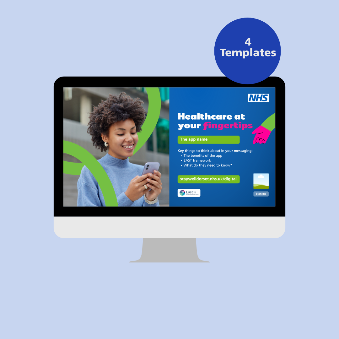 Digital screen template